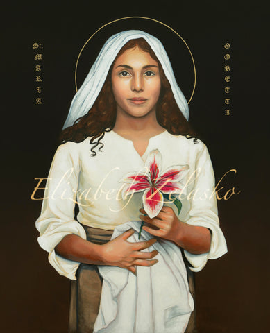 Saint Maria Goretti Print