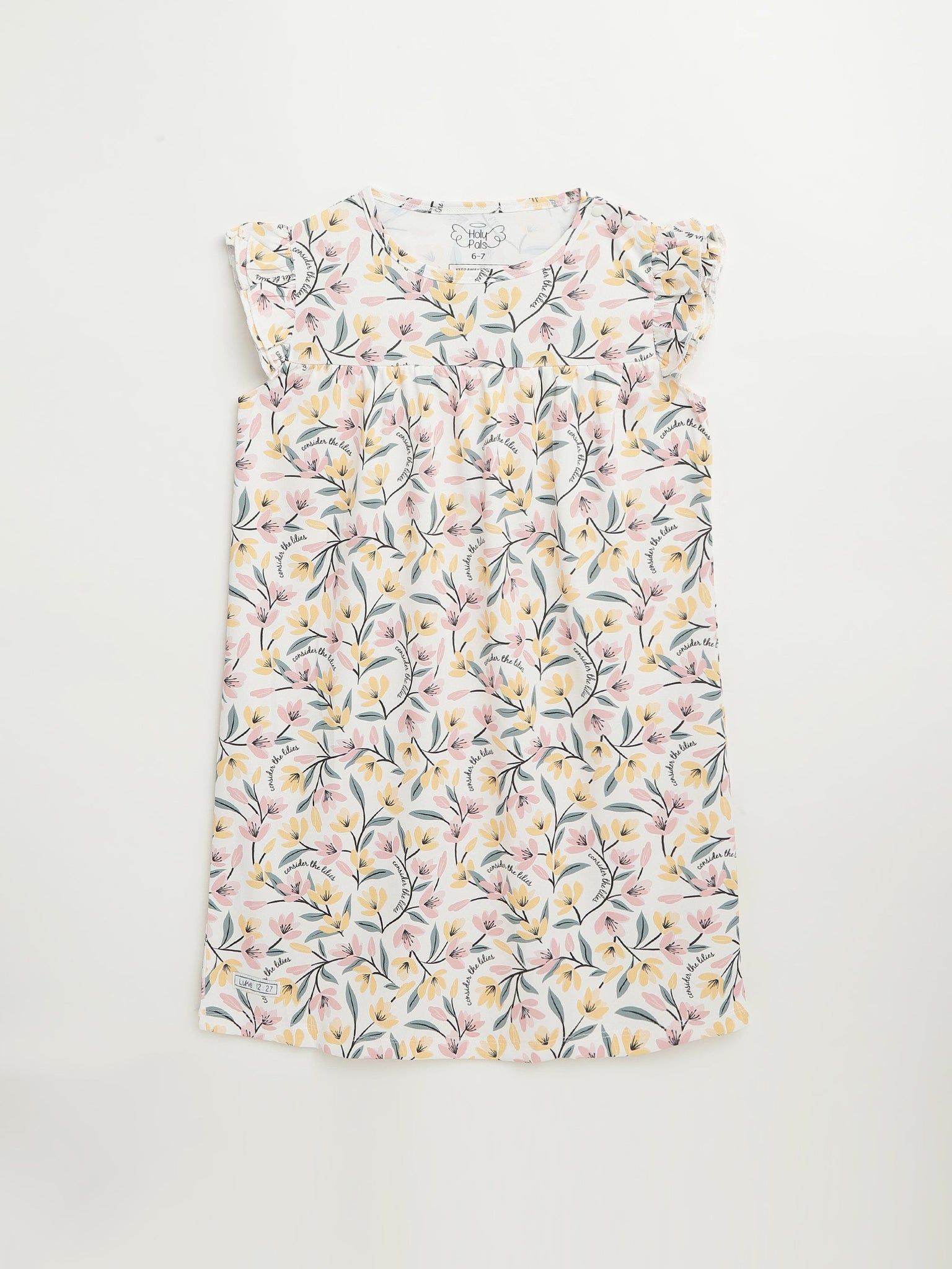 Consider the Lilies PJ Girls Nightgown Polyester