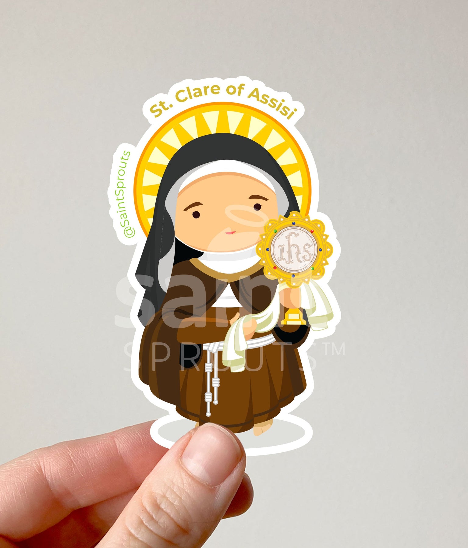 St. Clare of Assisi / St. Claire of Assisi Magnet