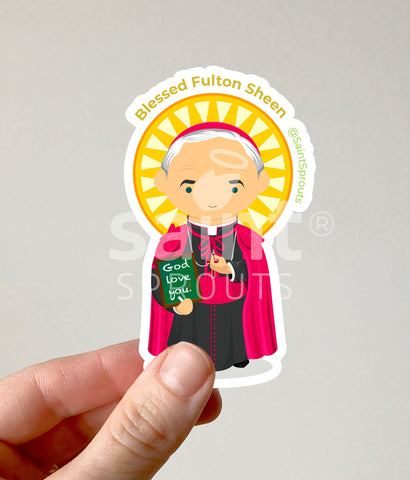 Blessed Fulton J. Sheen Catholic Magnet – Patron of Media, Evangelists, and Converts