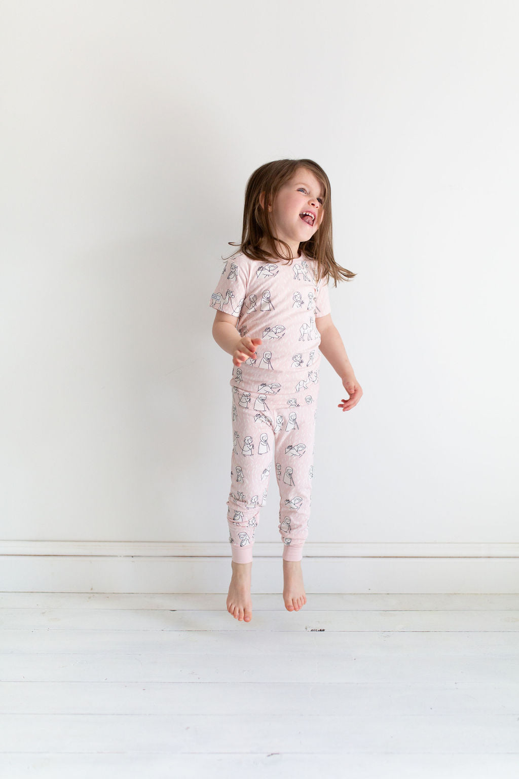 Ruth & Naomi PJ Short Sleeve & Pants Set Bamboo