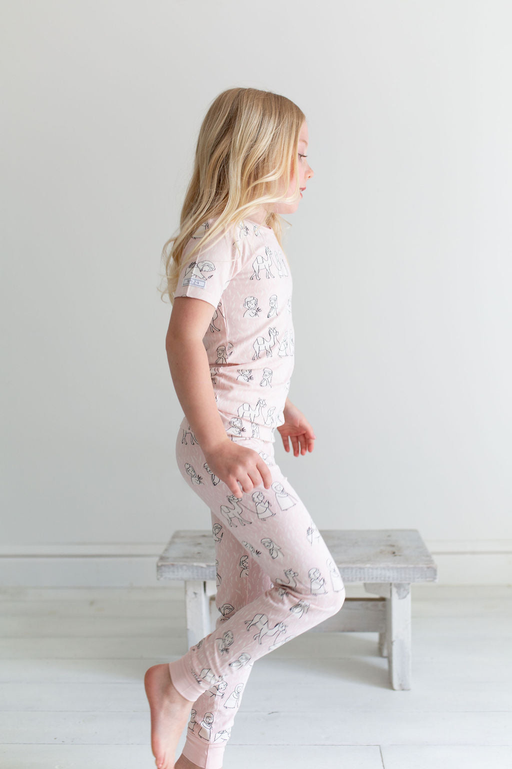 Ruth & Naomi PJ Short Sleeve & Pants Set Bamboo