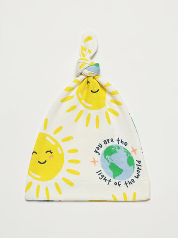 Light of the World Knotted Hat Cotton
