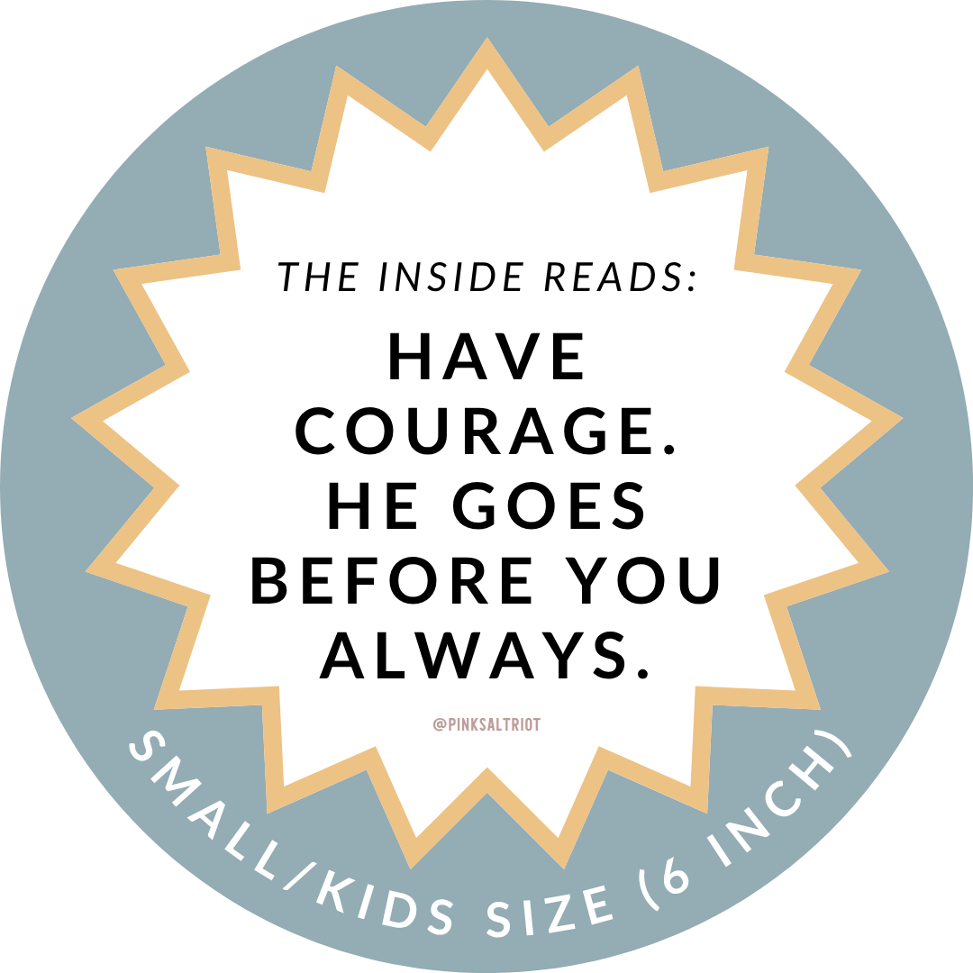 Have Courage Blue Floral Kids TruthBand