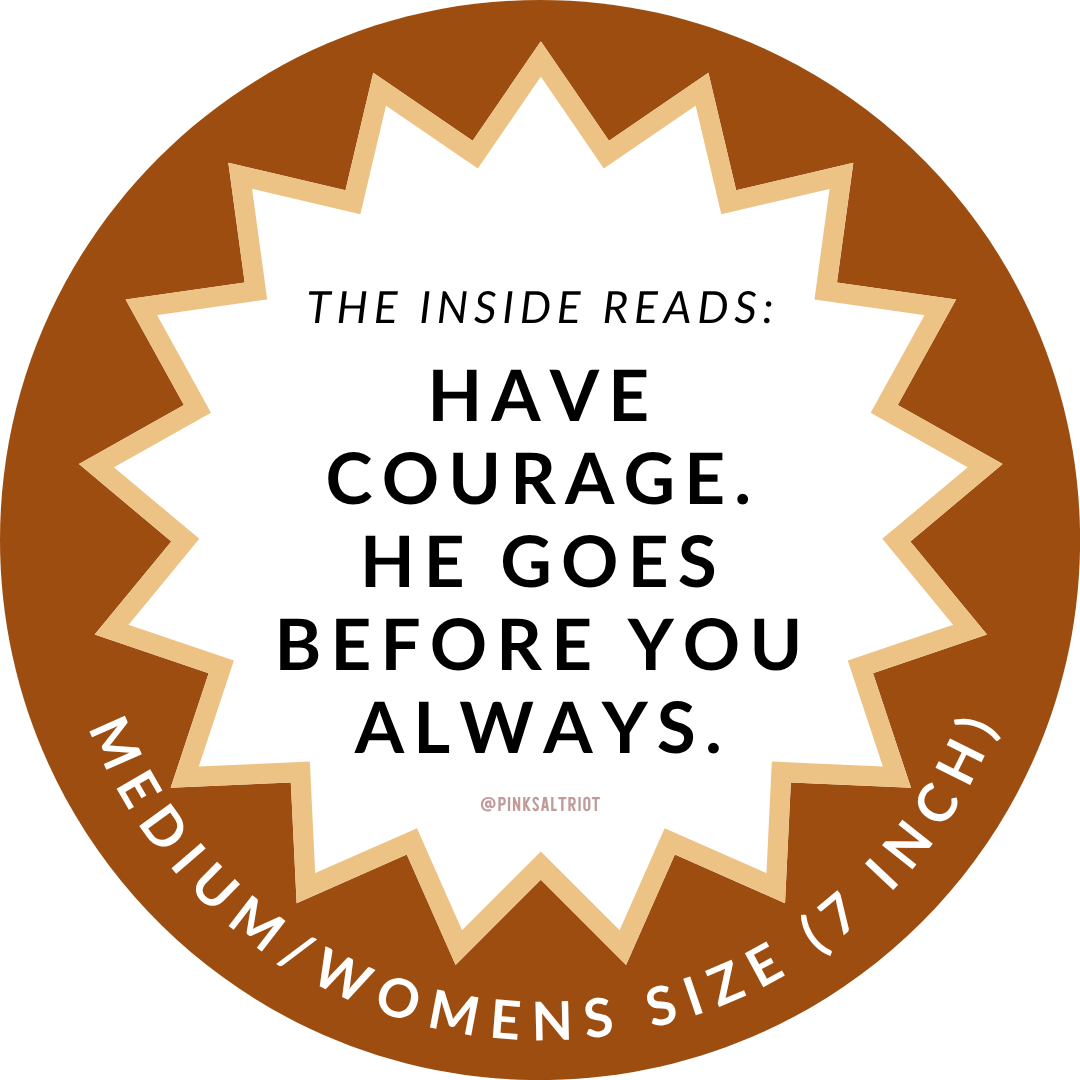 Have Courage Golden Floral Womens TruthBand