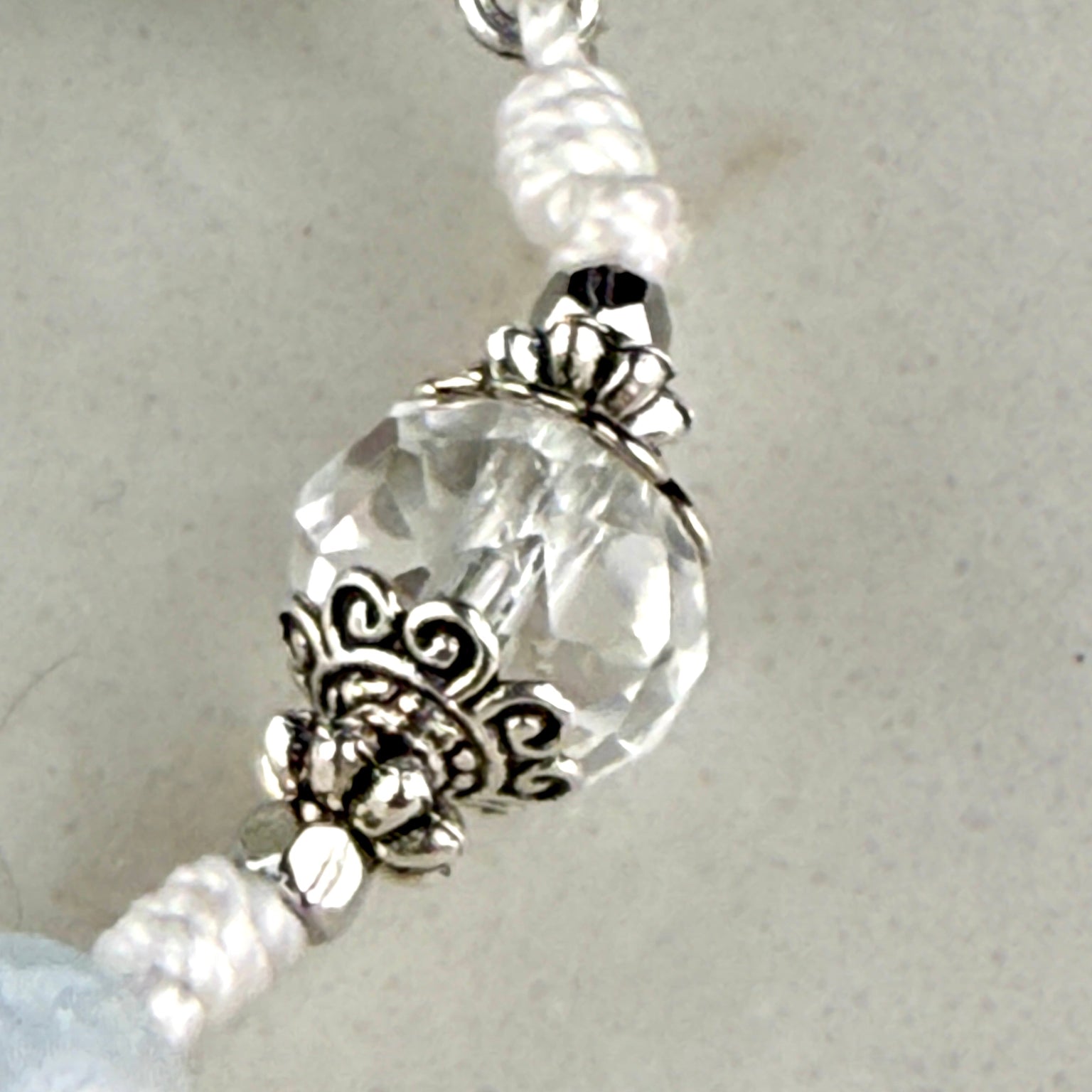 Heavenly Blue Glass Bead Rosary Bundle