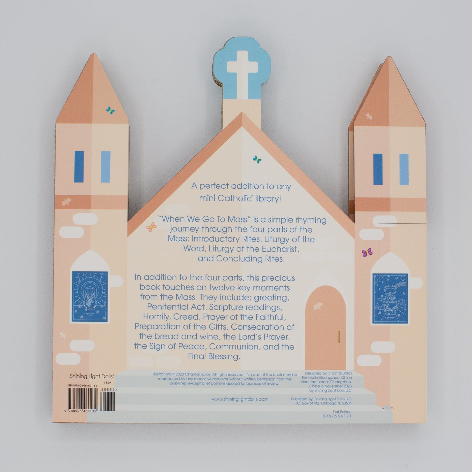 When We Go to Mass - shaped board book