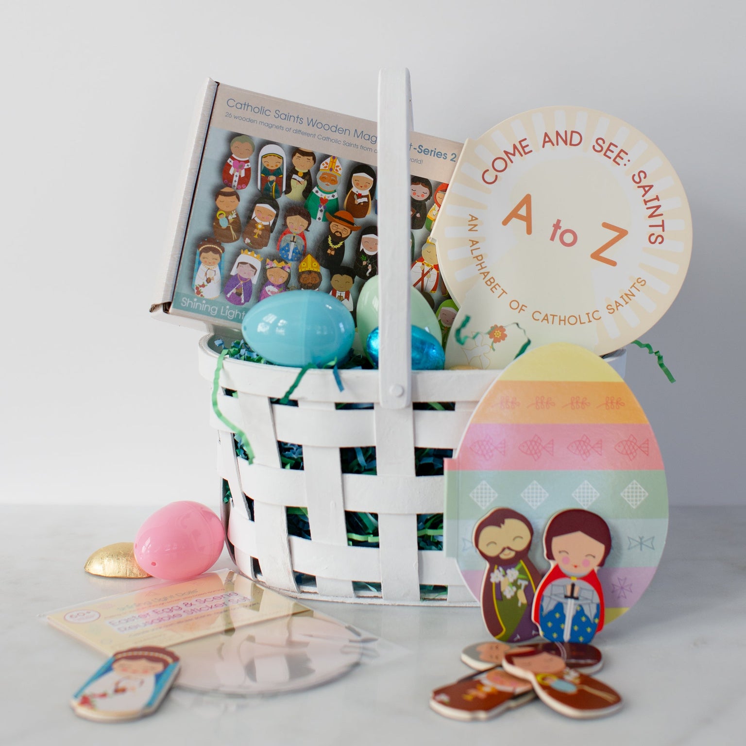 Easter Egg & Scene Reusable Sticker Set