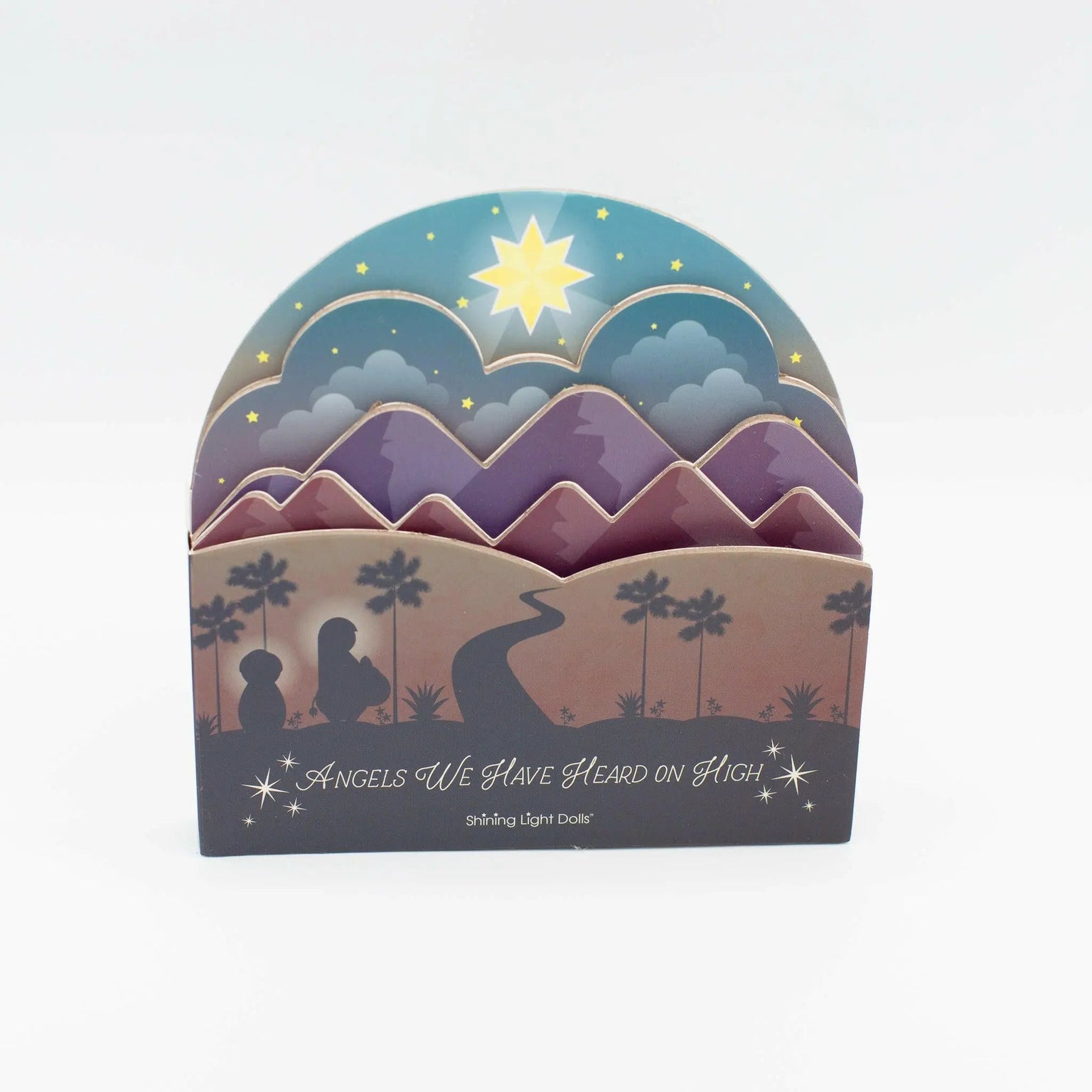 Angels We Have Heard On High shaped book
