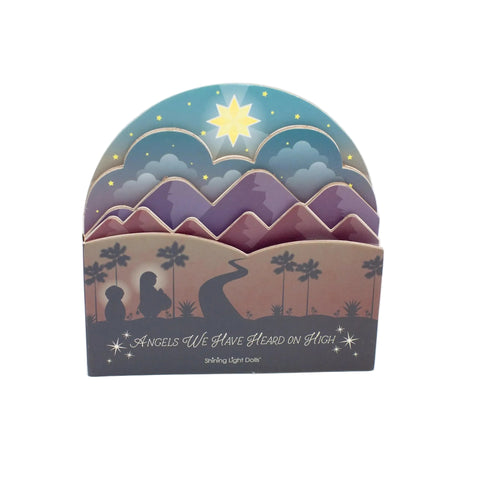 Angels We Have Heard On High shaped book