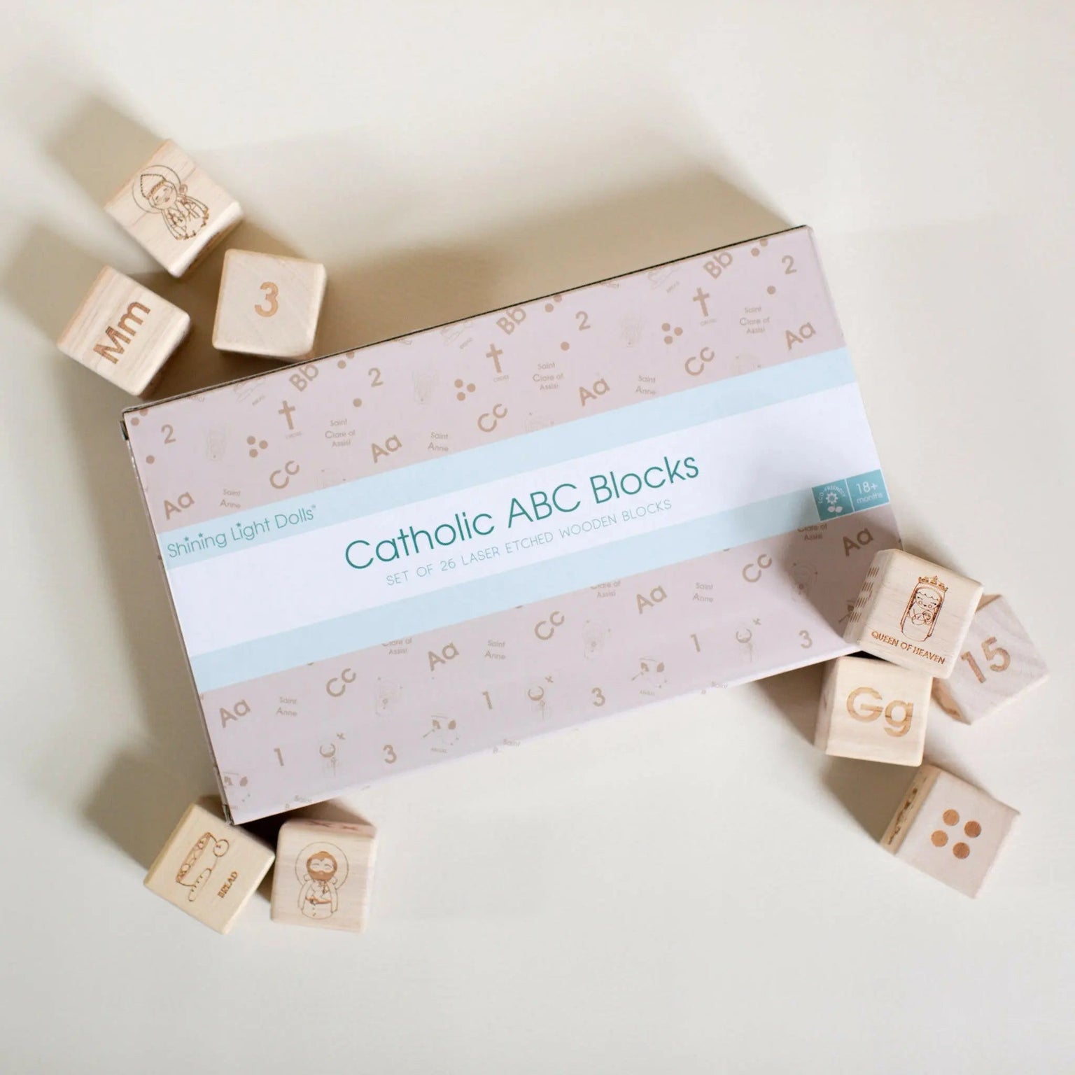 Catholic ABC Alphabet Blocks