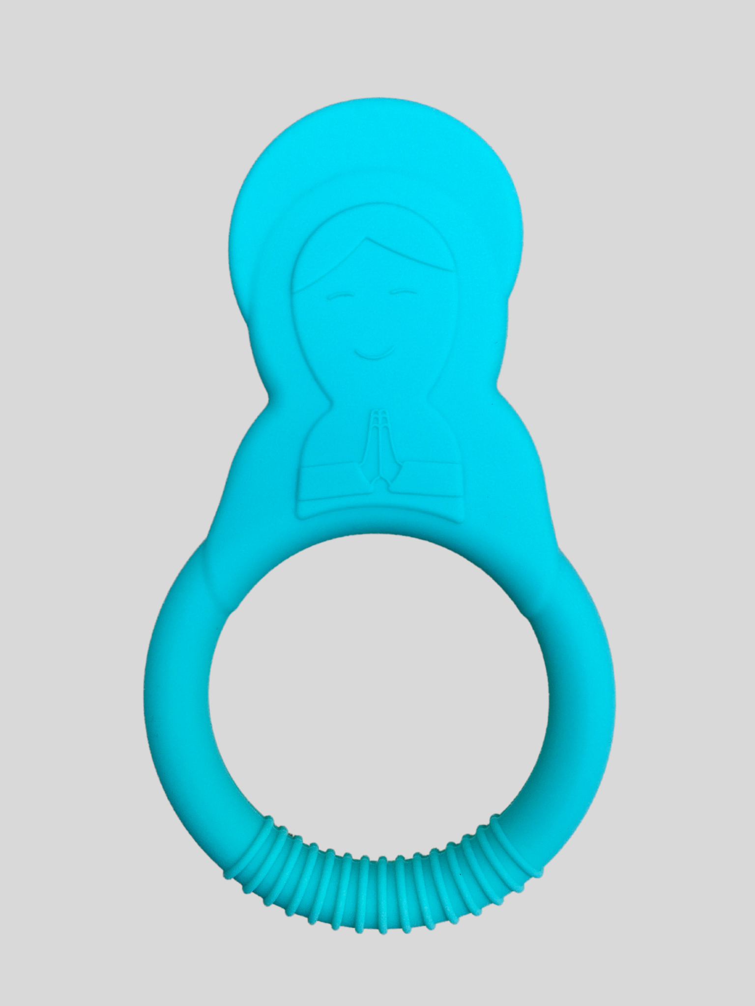 Mary Silicone Teether, Blessed Mother Toy Mary Silicone Teether, Blessed Mother Toy
