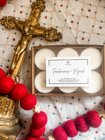 Frankincense + Myrrh Tealights