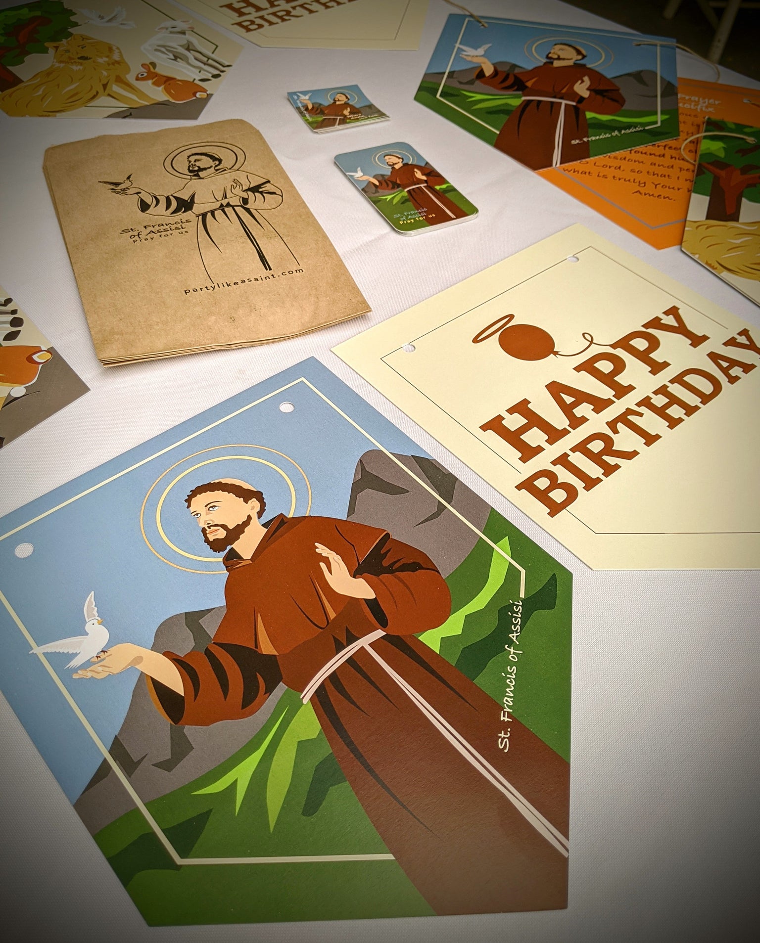Saint-Themed Party Kits