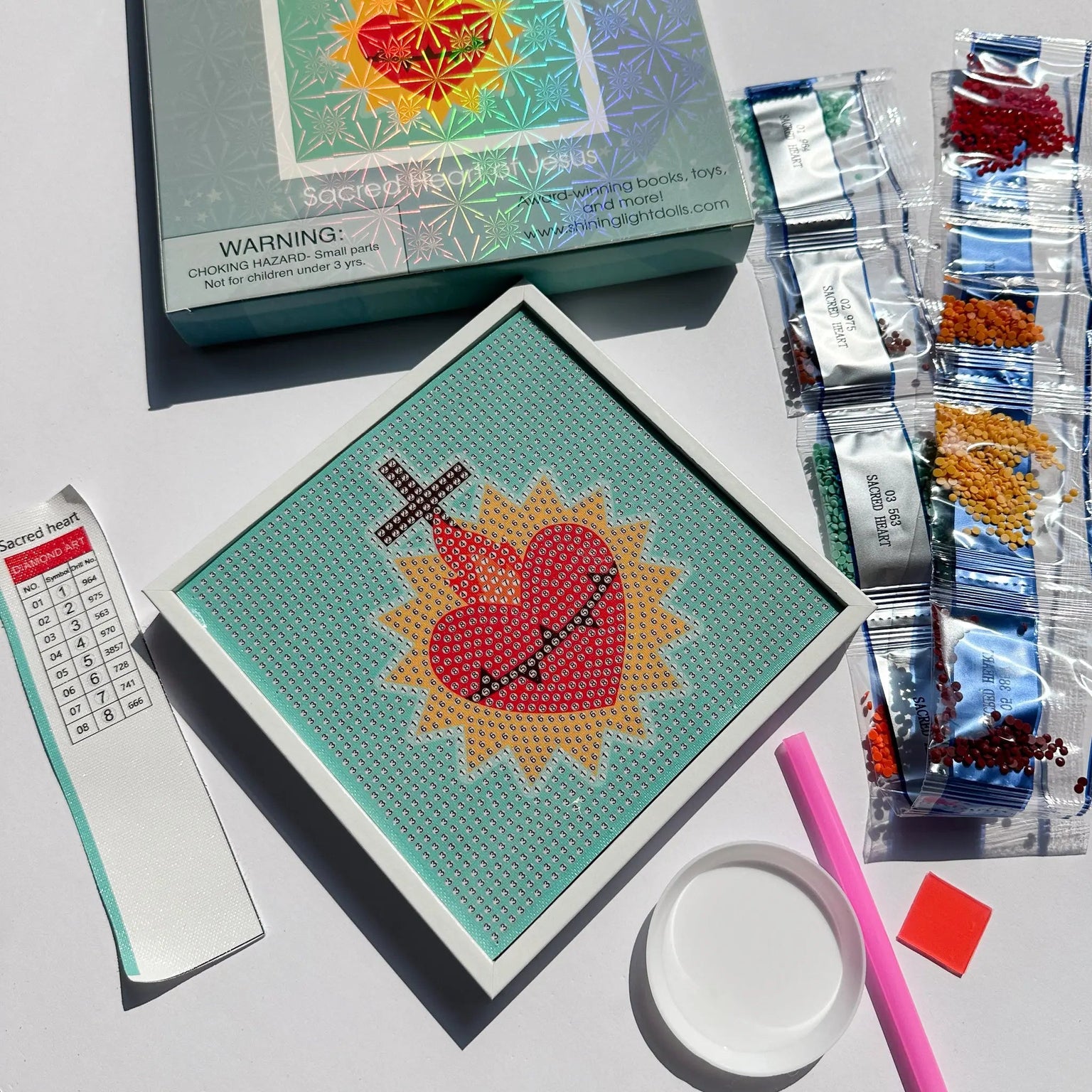 Gem Art Craft Kit Sacred Heart of Jesus