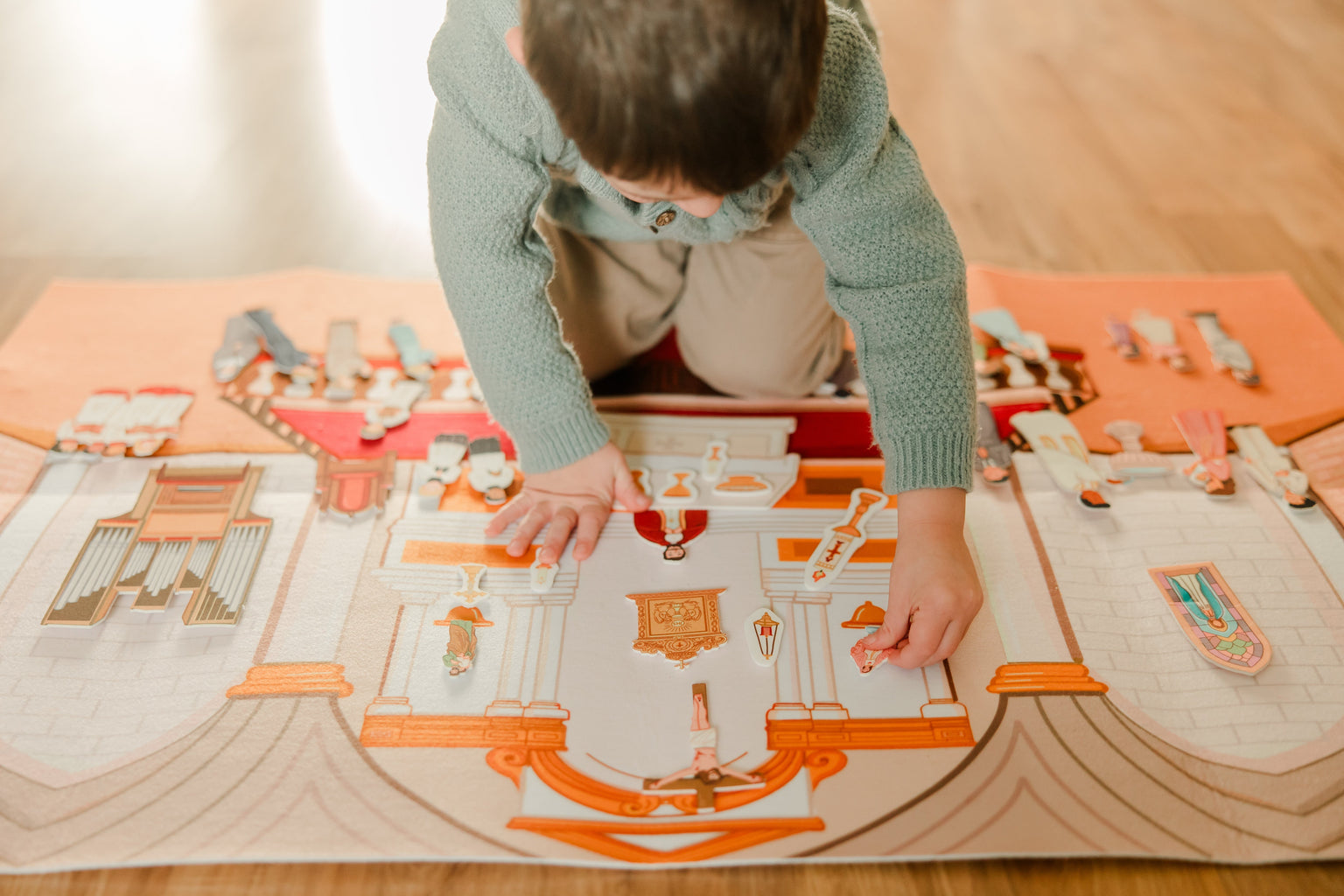 Pray & Play Church Story Board