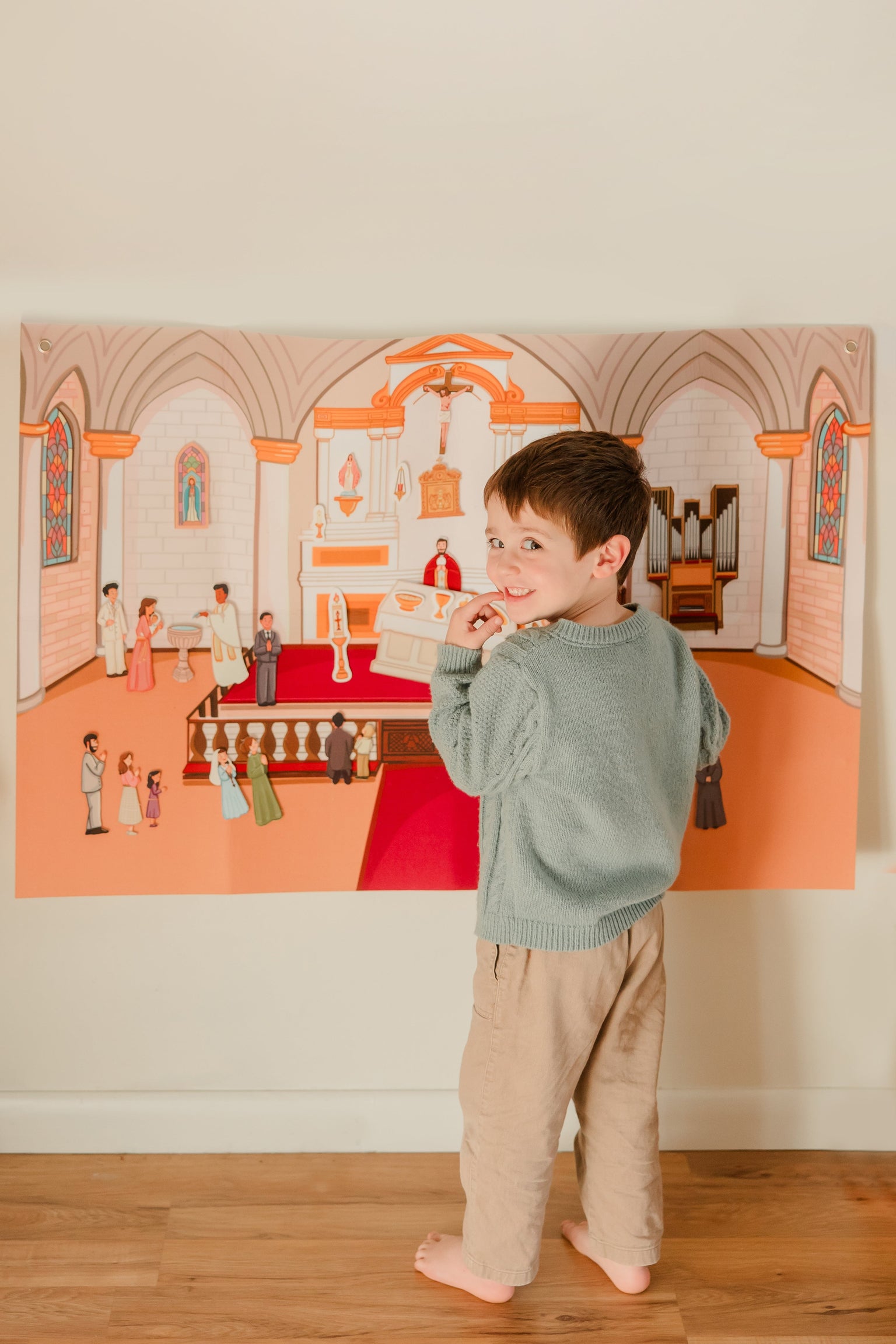 Pray & Play Church Story Board