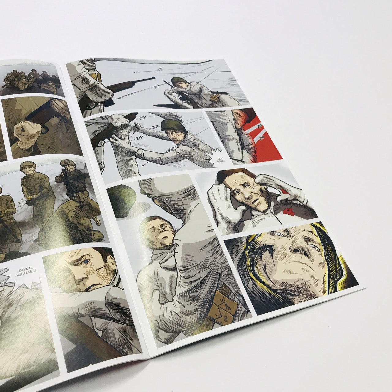 Saint Michael Above the 38th Parallel Gold Edition Comic Book