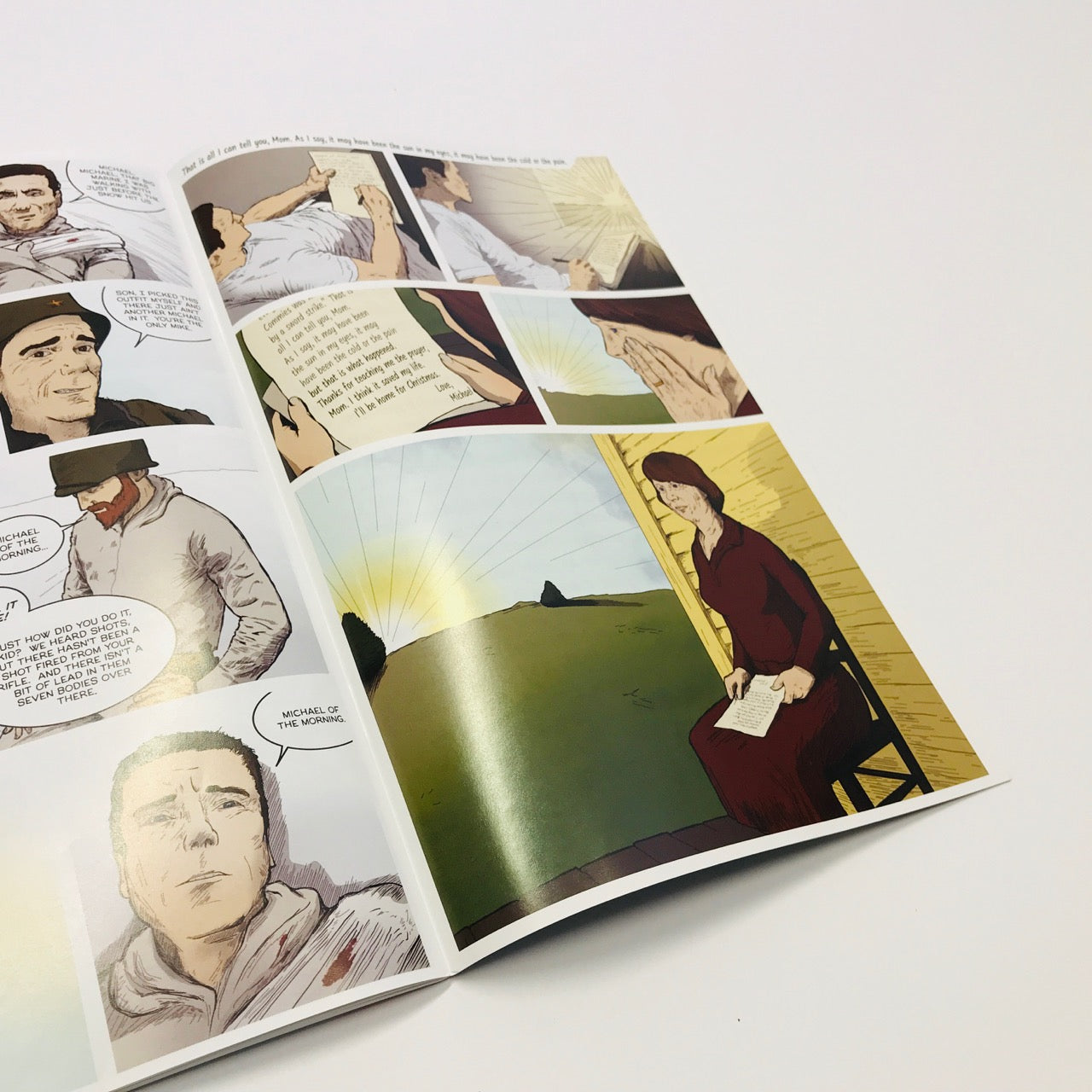 Saint Michael Above the 38th Parallel Gold Edition Comic Book