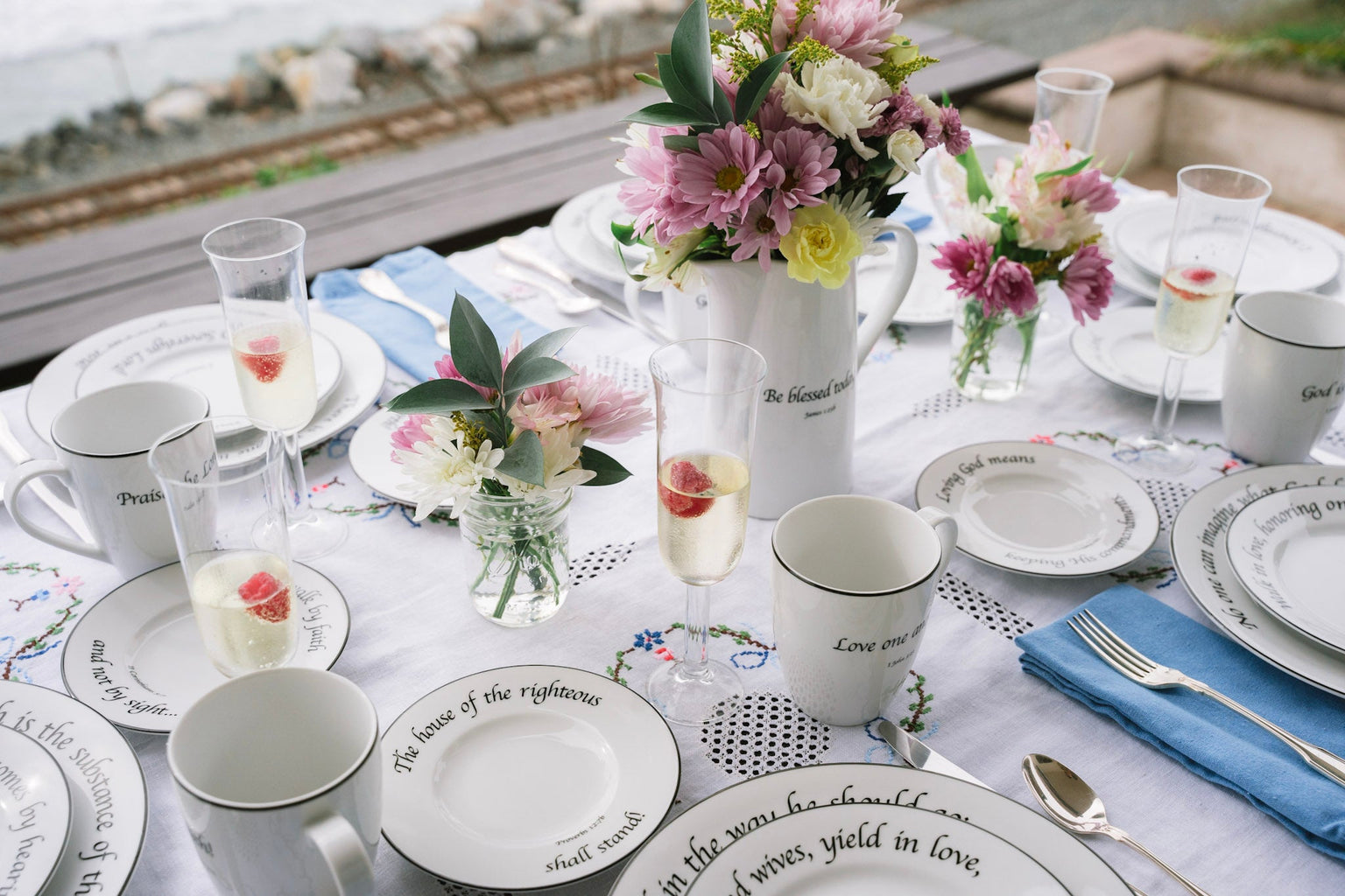 Daily Bread Appetizer Plates, Set of 4