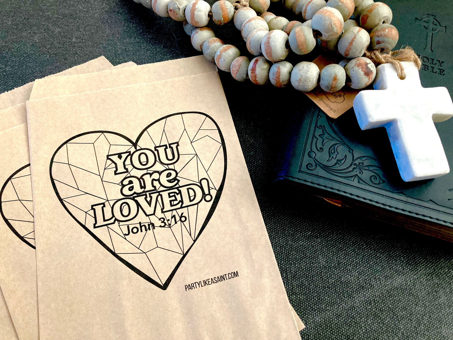 You Are Loved Party Favor Bags