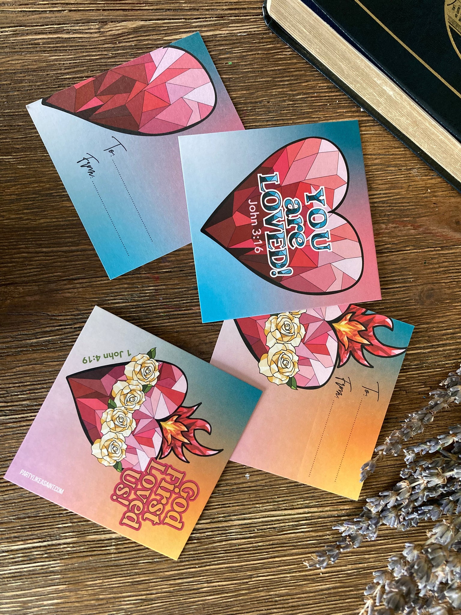 Valentine’s Day Card Pack – Perfect for Sharing God’s Love!