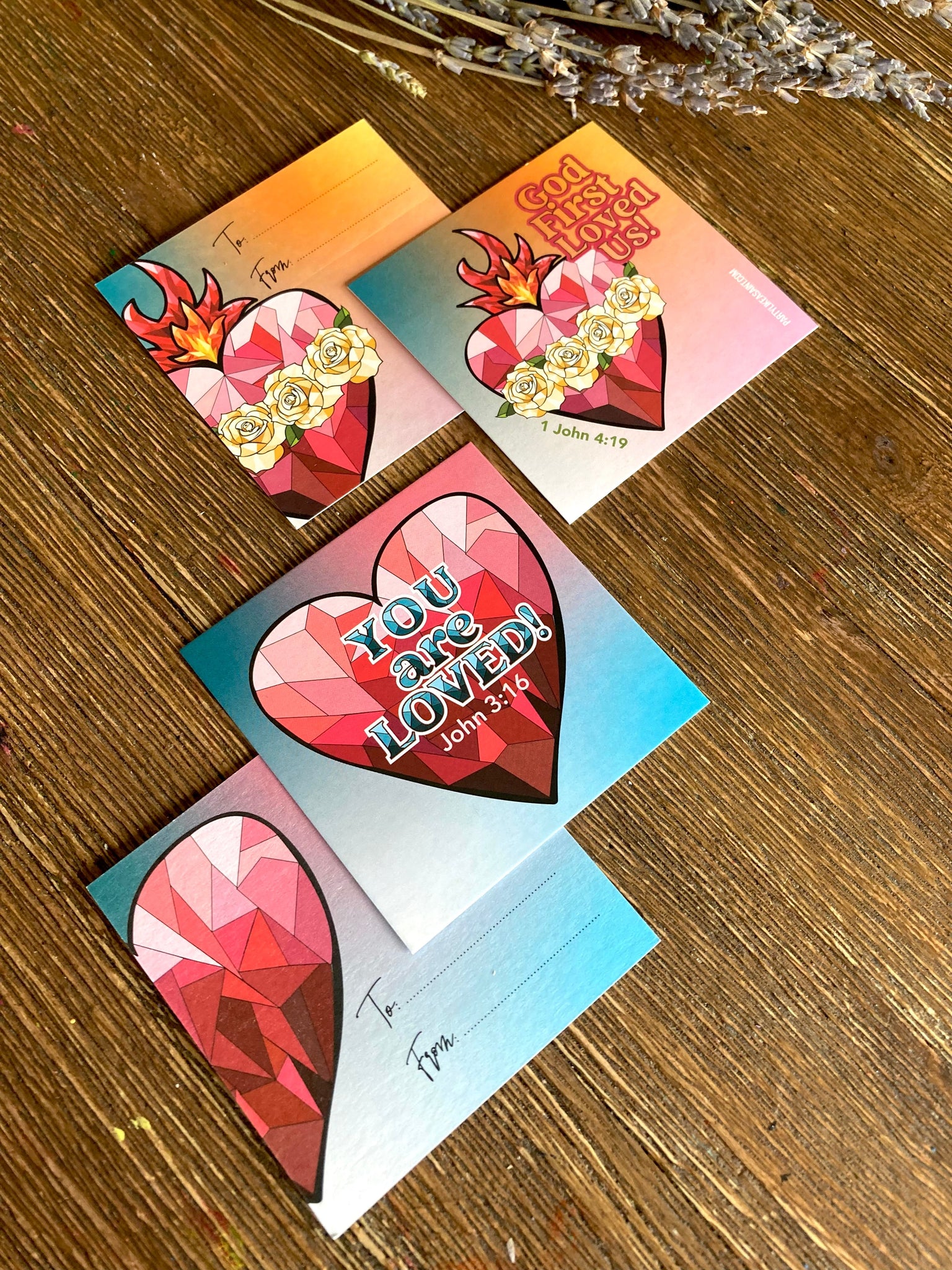 Valentine’s Day Card Pack – Perfect for Sharing God’s Love!