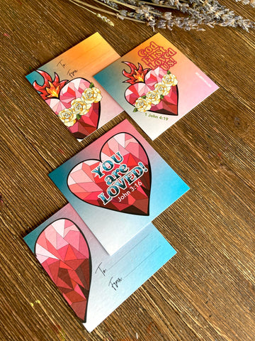 Valentine’s Day Card Pack – Perfect for Sharing God’s Love!