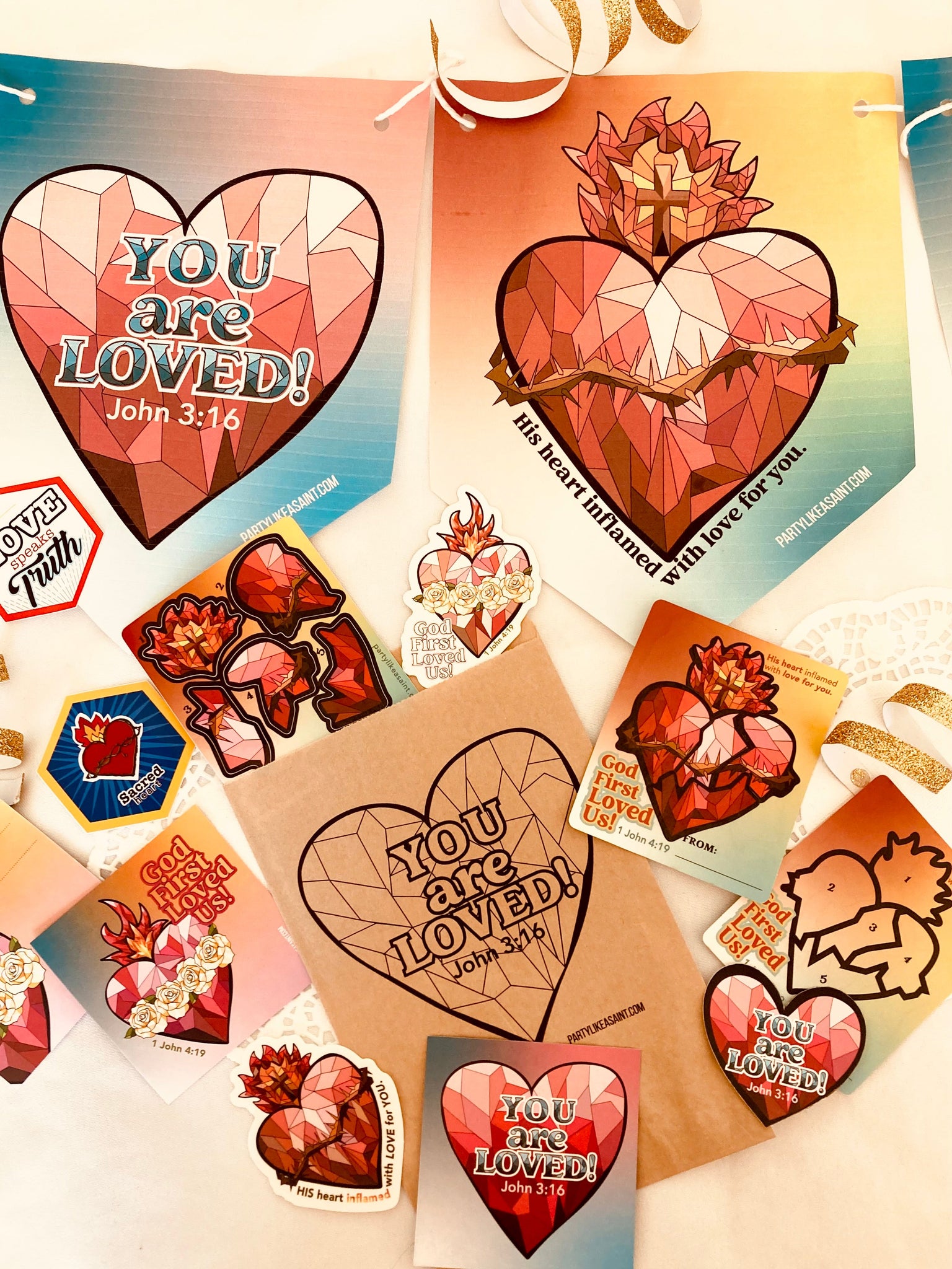 Variety Hearts Valentine's Day Party Package