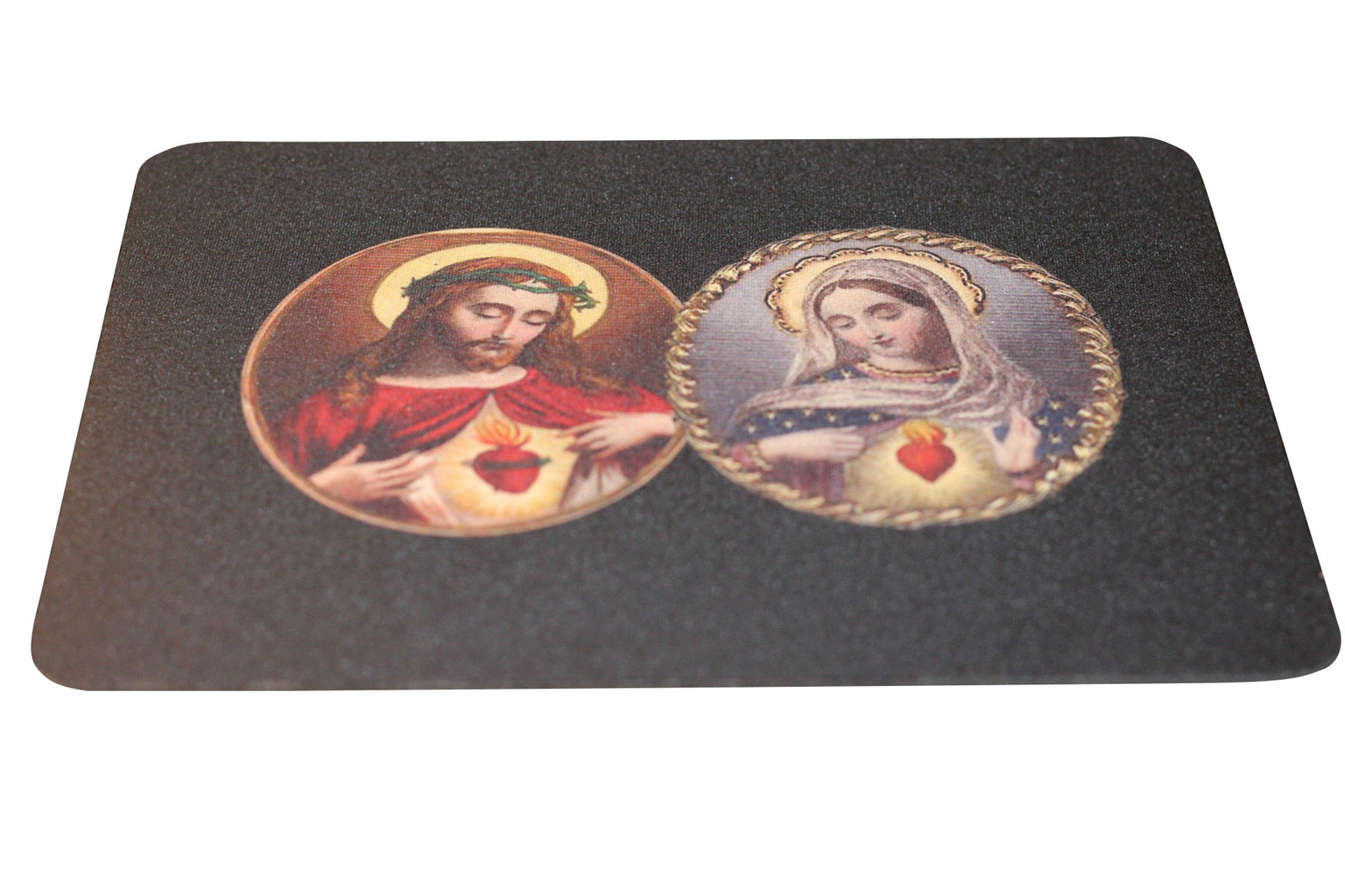 Sacred Heart & Immaculate Heart Mouse Pad