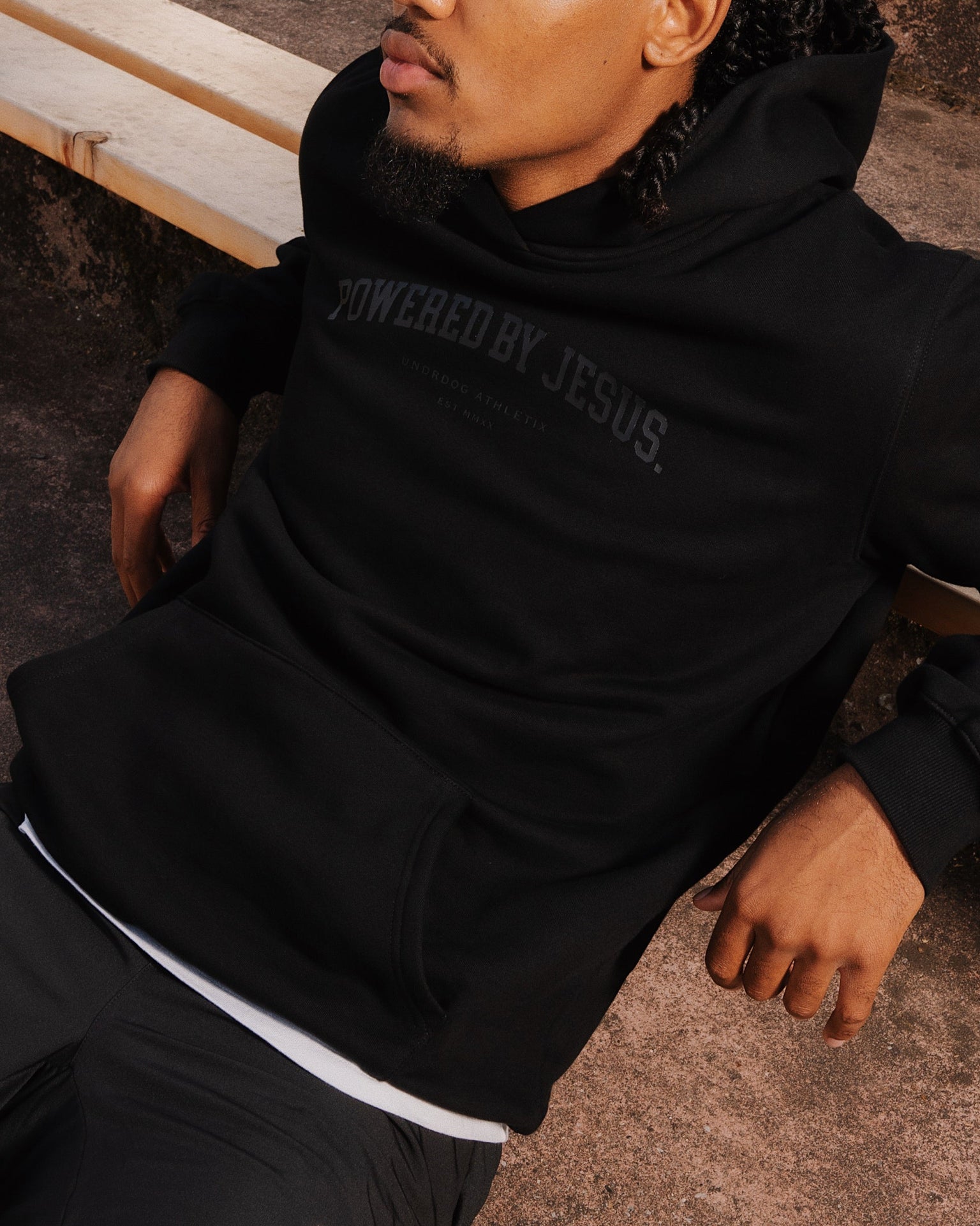 PREMIUM "PBJ" HOODIE MATTE BLACK