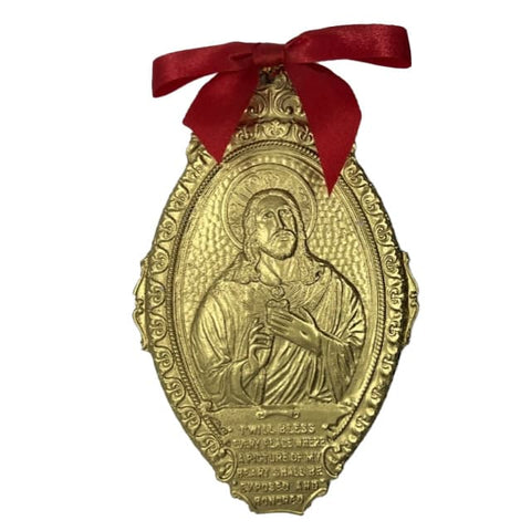 Jesus holding his Heart Ornament