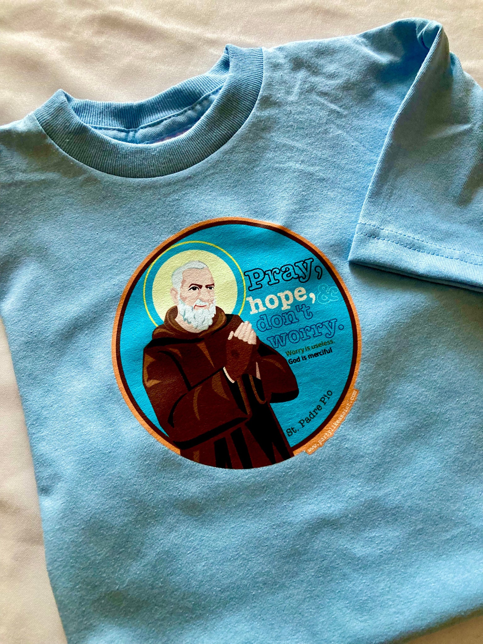 St. Padre Pio "Pray, Hope, &  Don’t Worry" T-Shirt