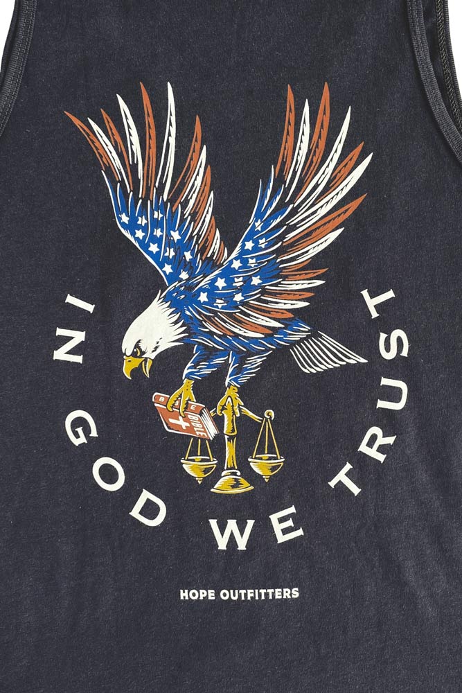 In God We Trust Eagle Tank