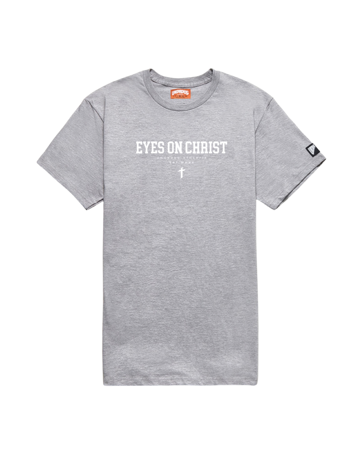 "EYES ON CHRIST" T-SHIRT SPORT GREY