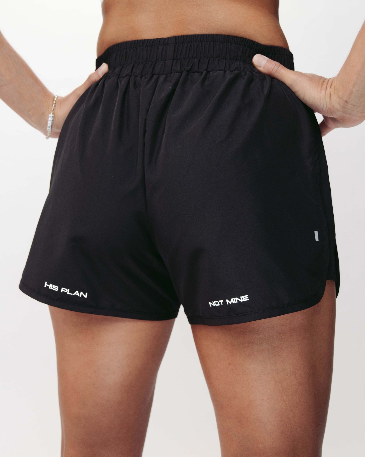 WOMEN'S "PURPOSE" TRAINING SHORTS BLACK