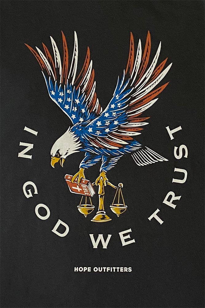 In God We Trust Eagle Tee