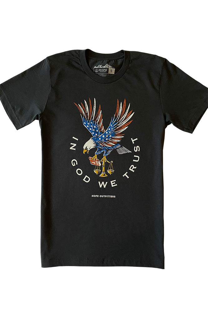 In God We Trust Eagle Tee