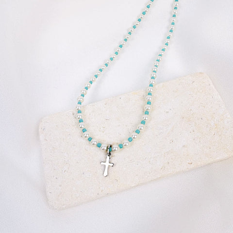 J.O.Y. Cross Necklace
