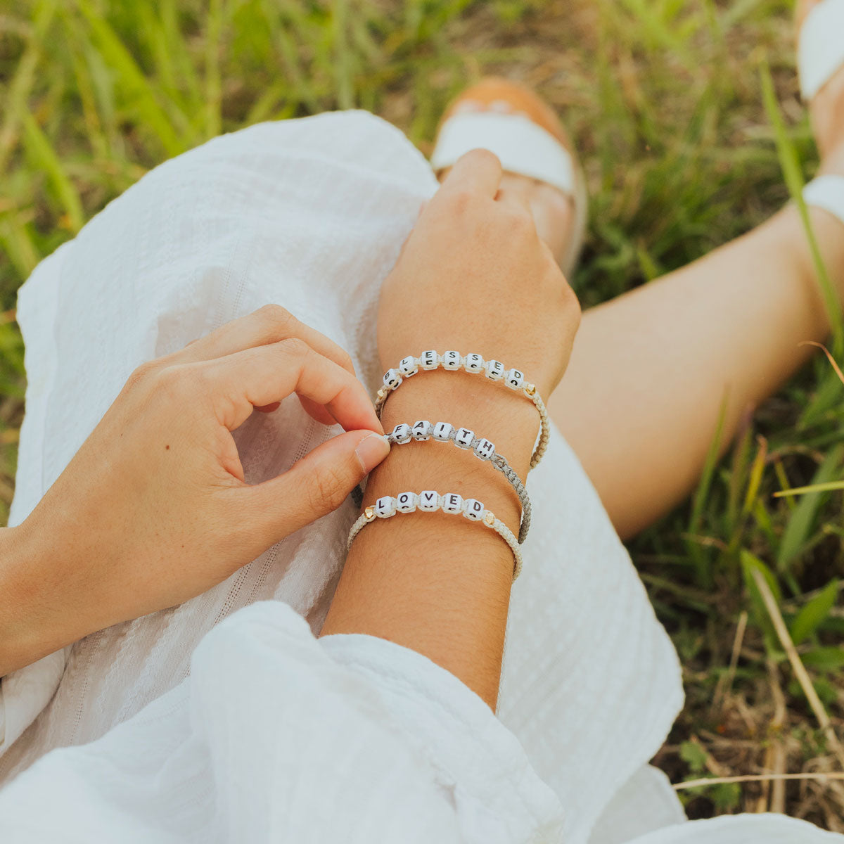 Little Words Project and My Saint My Hero Faith Bracelet