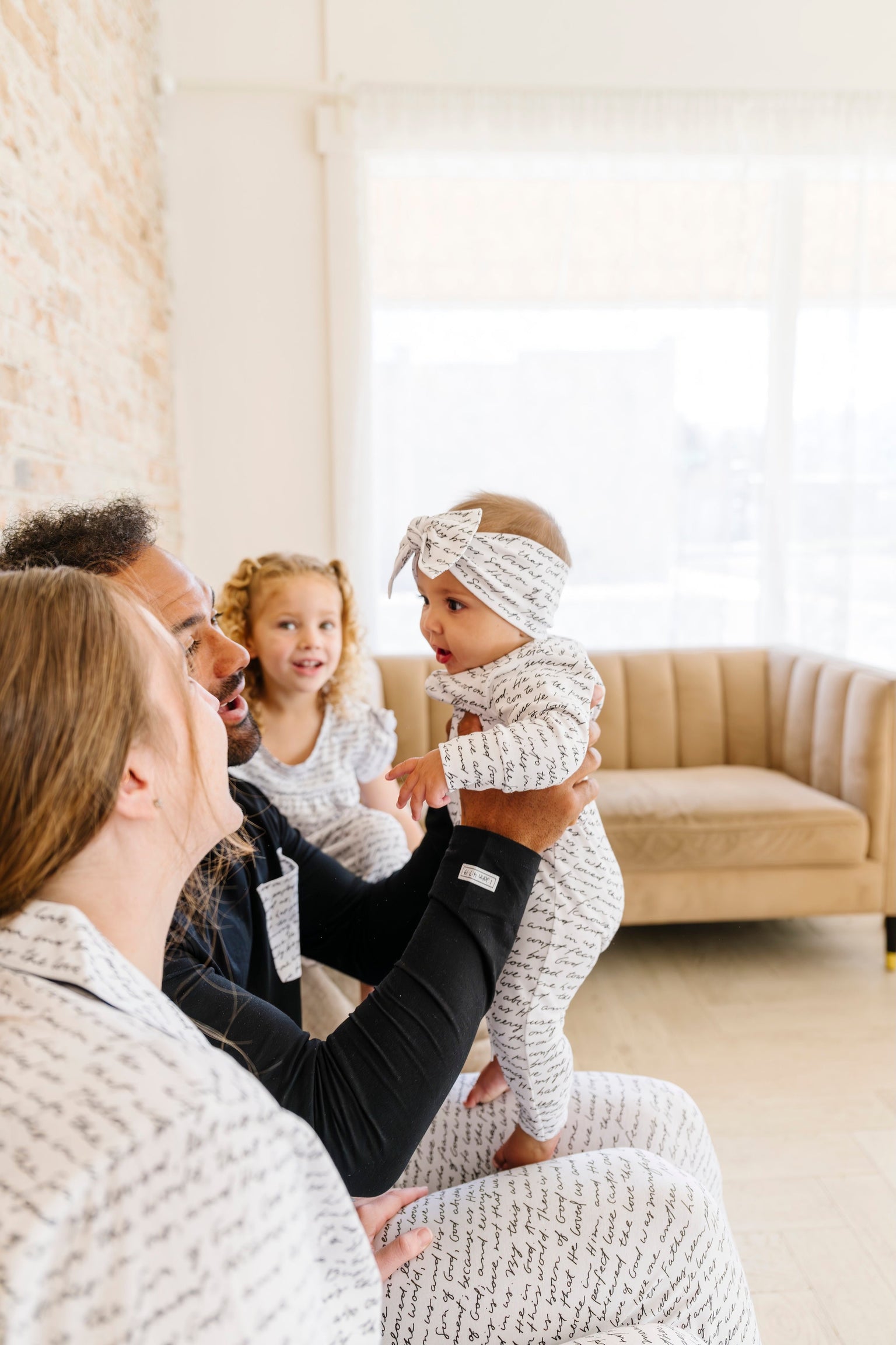 Love One Another Footless Onesie Cotton