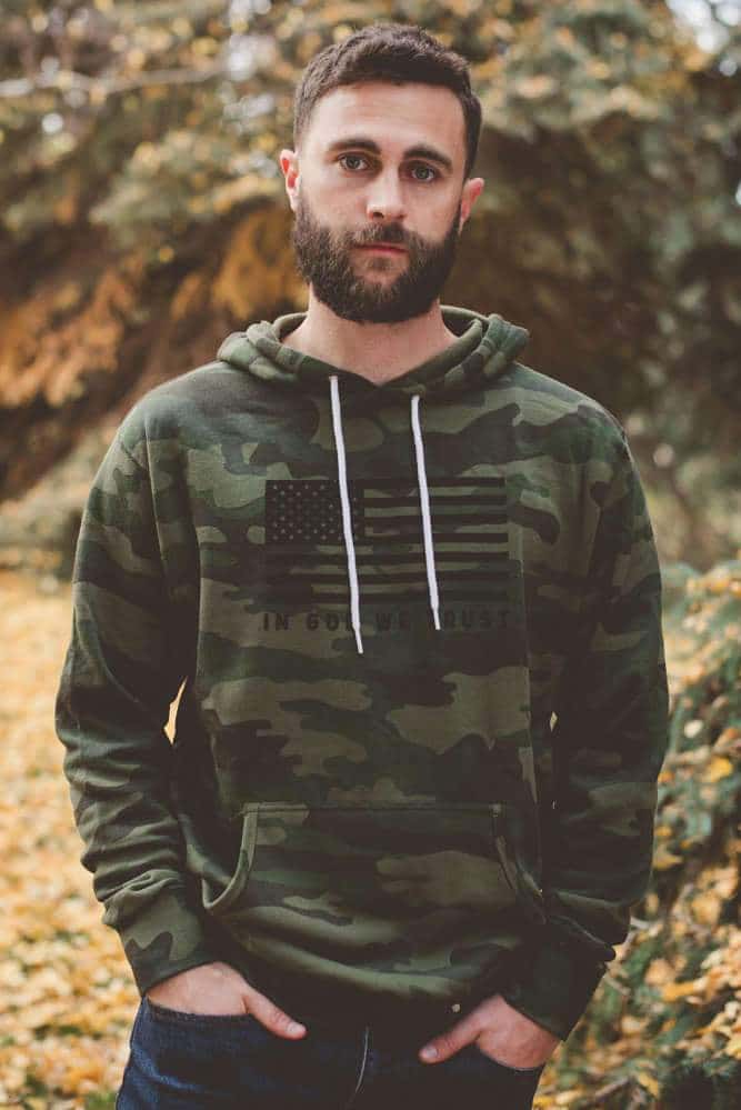 In God We Trust Camo Hoodie