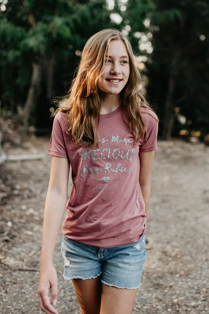 She Is More Precious Youth Tee