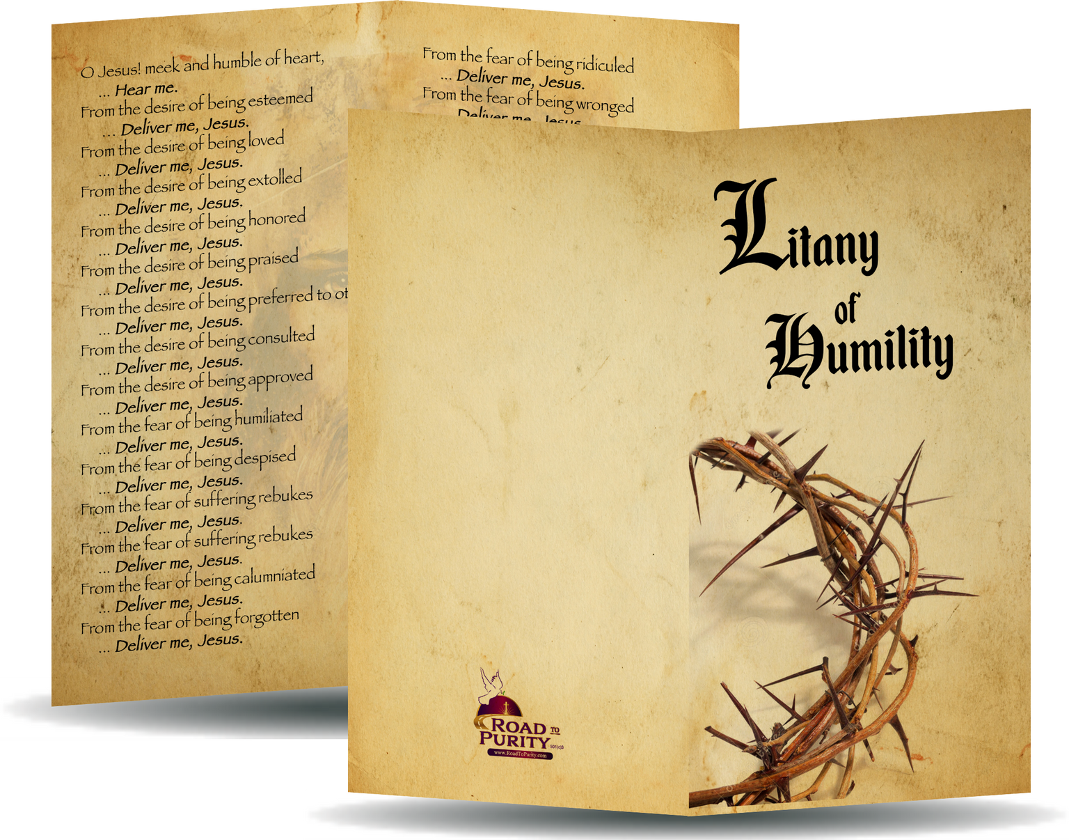 Litany of Humility - Prayer Card (c)