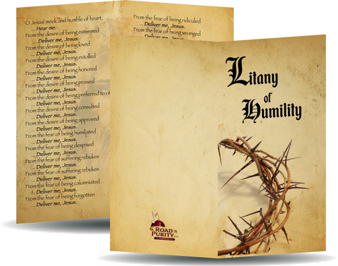 Litany of Humility - Prayer Card (c)