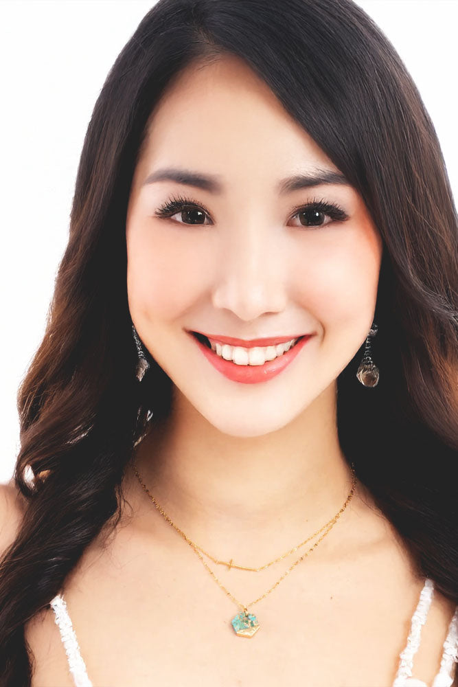 Gold Cross of Hope Necklace