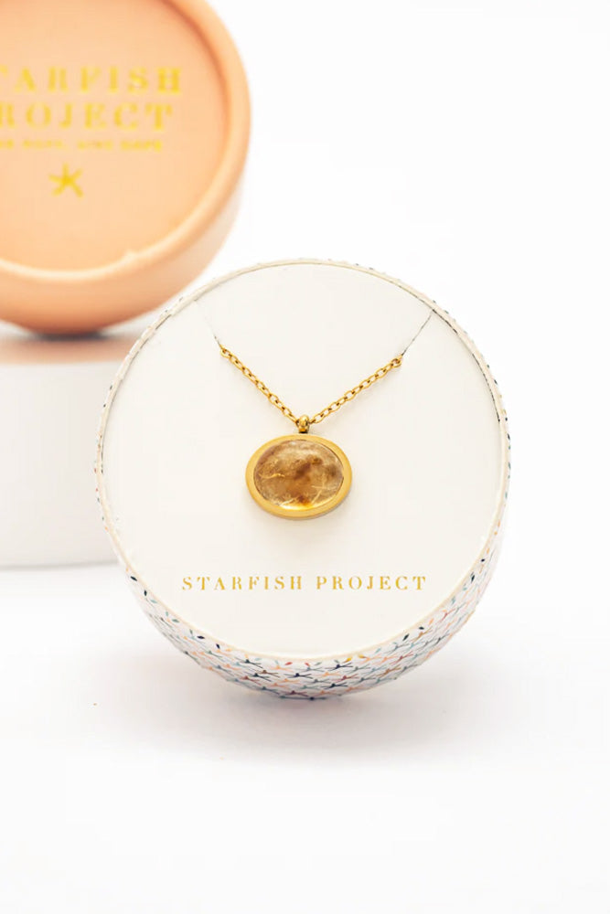 Fair-Trade Radiant Glow Citrine Necklace