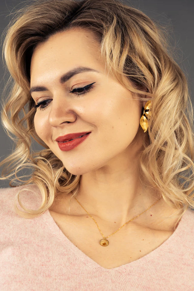 Fair-Trade Radiant Glow Citrine Necklace