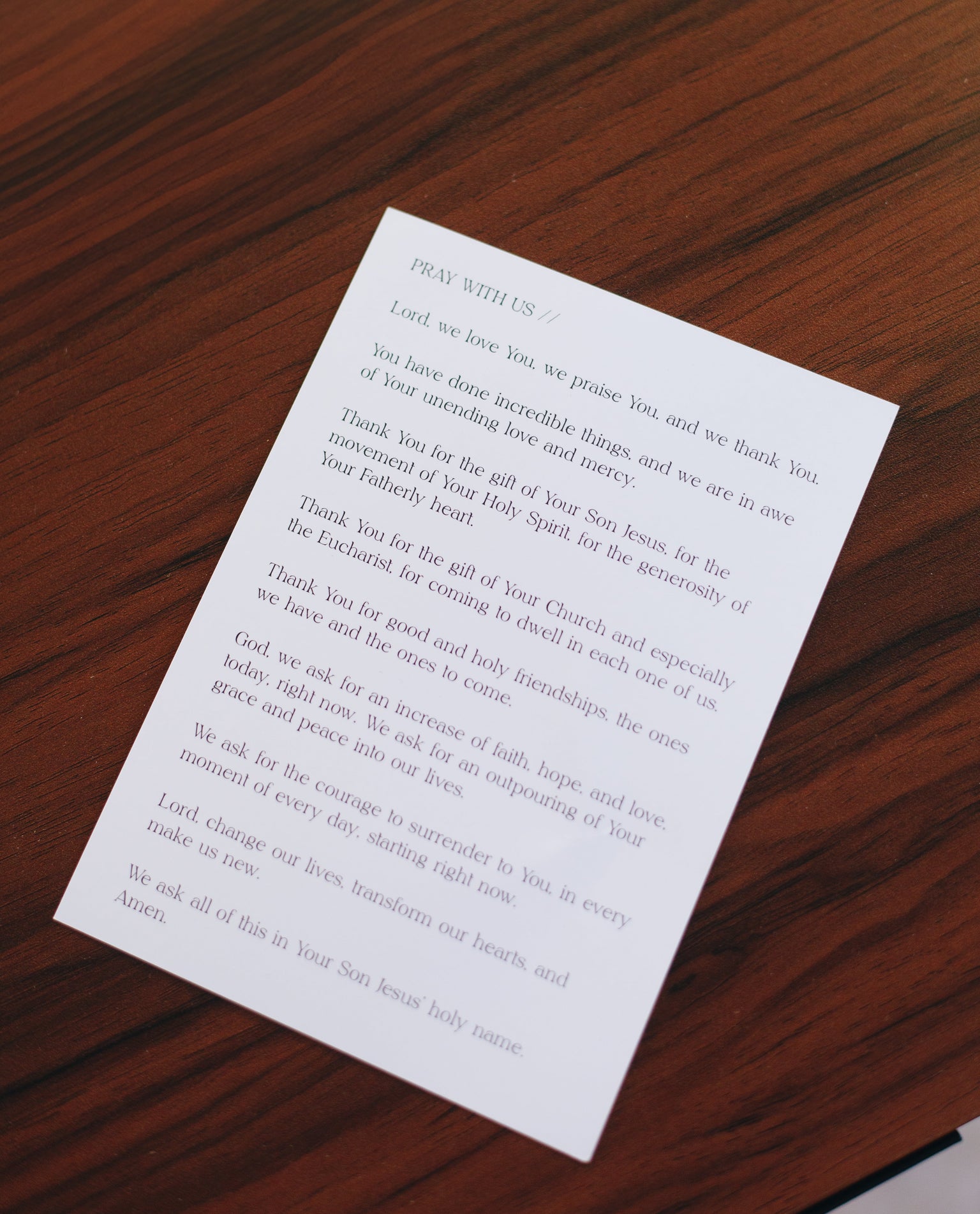 Visitation Print (8x10)