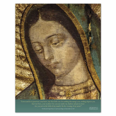 The Face of Our Lady of Guadalupe Print